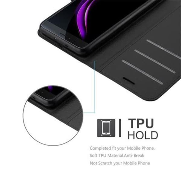 Honor 8 / 8 PREMIUM Suojakotelo Lompakkokotelo Matkapuhelinkotelo Suojakuori jossa magneettisuljenta, jalusta-toiminto ja korttitasku