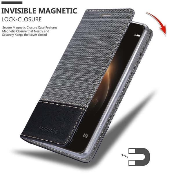 Huawei ASCEND G7 PLUS / G8 / GX8 Skal Plånboksfodral med magnetisk stängning, ståfunktion och kortficka