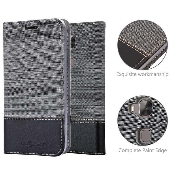 Huawei ASCEND G7 PLUS / G8 / GX8 Skal Plånboksfodral med magnetisk stängning, ståfunktion och kortficka