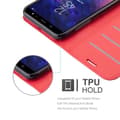 Pikkukuva 4 / 6: Samsung Galaxy A6 2018 Suojakotelo Lompakkokotelo Matkapuhelinkotelo Suojakuori jossa magneettisuljenta, jalusta-toiminto ja korttitasku
