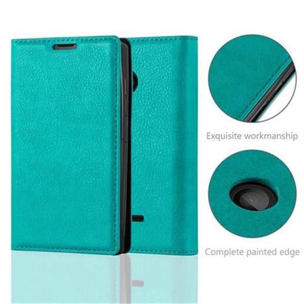 Nokia Lumia 435 Fodral Skal Plånboksfodral Case med magnetisk stängning, ståfunktion och kortficka