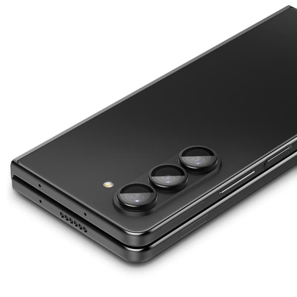 Spigen Samsung Galaxy Z Fold 5 Kameran suoja GLAS.tR EZ Fit Optik Pro 2-pakkaus Musta