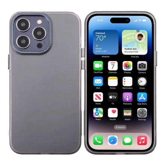 iPhone 13 Pro Mobilskal - Frostat Svart