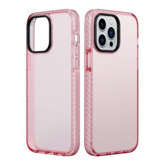 iPhone 13 Pro Stöttåligt TPU Mobilskal - Rosa