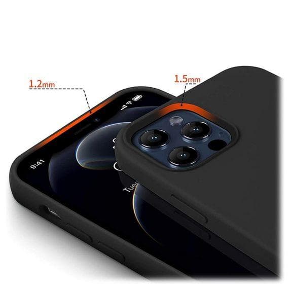 Mobilskal Silikon iPhone 13 Pro - Svart
