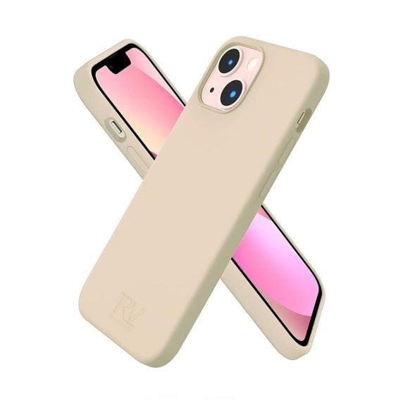 iPhone 13 Skal - Silikon Beige Rvelon