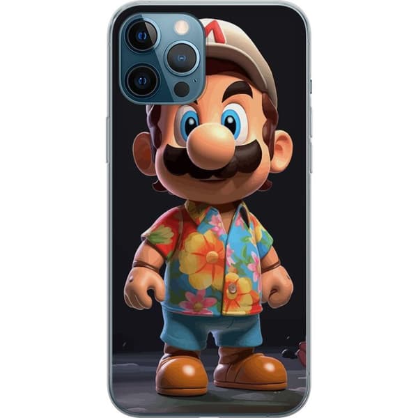 Apple iPhone 12 Pro Max Gjennomsiktig deksel Super Mario