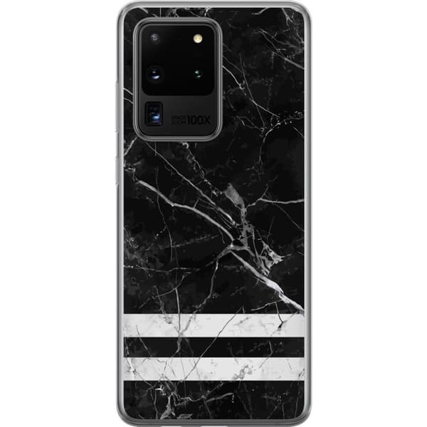 Samsung Galaxy S20 Ultra Läpinäkyvä kuori Marmori