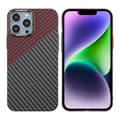 Miniatyrbild 1 av 6: Kolfiber Skal iPhone 13 Pro Max - Röd & Svart
