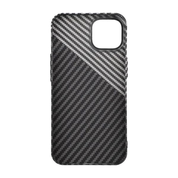 Kolfiber Skal iPhone 14 Plus - Svart & Vit