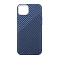 Miniatyrbild 3 av 5: Kolfiber Skal iPhone 14 Plus - Blå & Grå