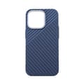 Miniatyrbild 3 av 7: Kolfiber Skal iPhone 14 Pro - Blå & Grå