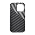 Miniatyrbillede 4 af 6: Kolfiber Skal iPhone 14 Pro - Svart & Vit