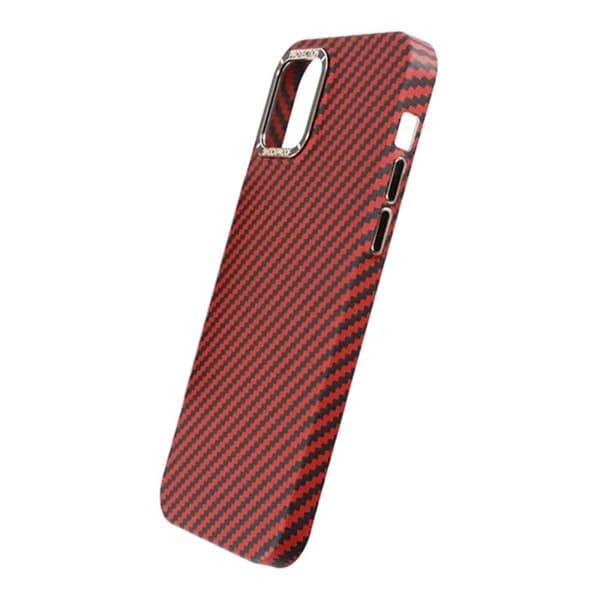 Kolfiber Skal iPhone 13 Pro - Röd