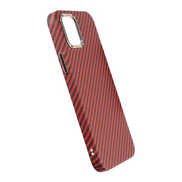 Kolfiber Skal iPhone 13 Pro - Röd