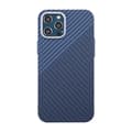 Miniatyrbild 2 av 6: Kolfiber Skal iPhone 12 Pro Max - Blå & Grå