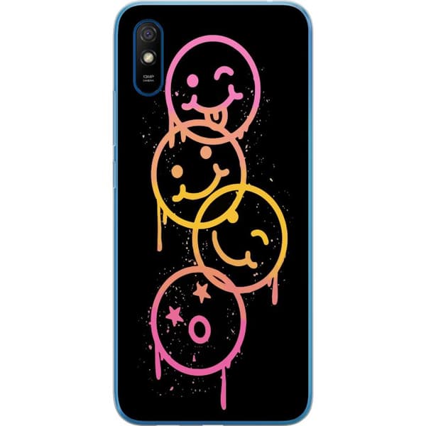 Xiaomi Redmi 9AT Gennemsigtig cover Smiley