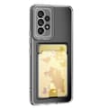 Miniatyrbillede 1 af 2: Silikonecover med kortholder til Samsung Galaxy A72 5G / 4G - Gennemsigtig