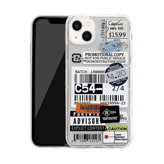 Stöttåligt Mobilskal iPhone 13 - Fashion Streckkoder