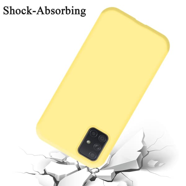 Samsung Galaxy A71 4G Cover Etui Case (Gul)