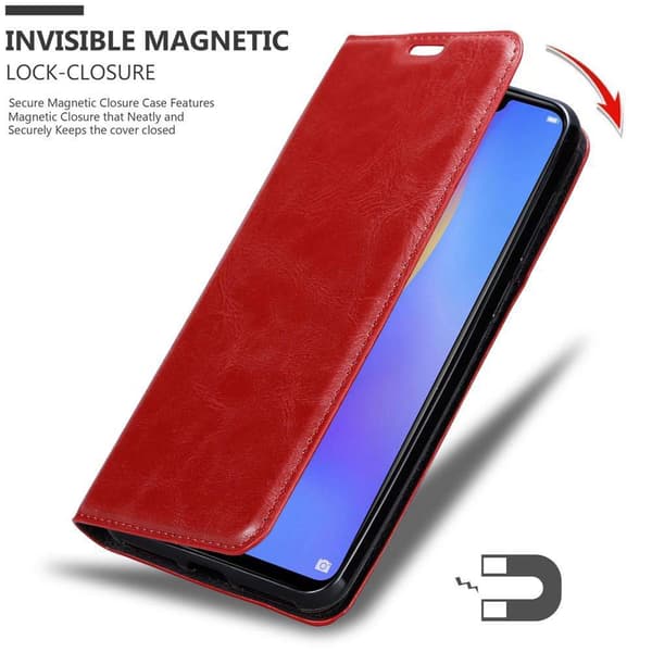 Samsung Galaxy J4 PLUS Fodral Skal Plånboksfodral Case med magnetisk stängning, ståfunktion och kortficka