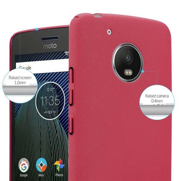 Motorola MOTO G5 Fodral Skal Hard Case Mobilskydd i Frosted utseende mot repor och stötar