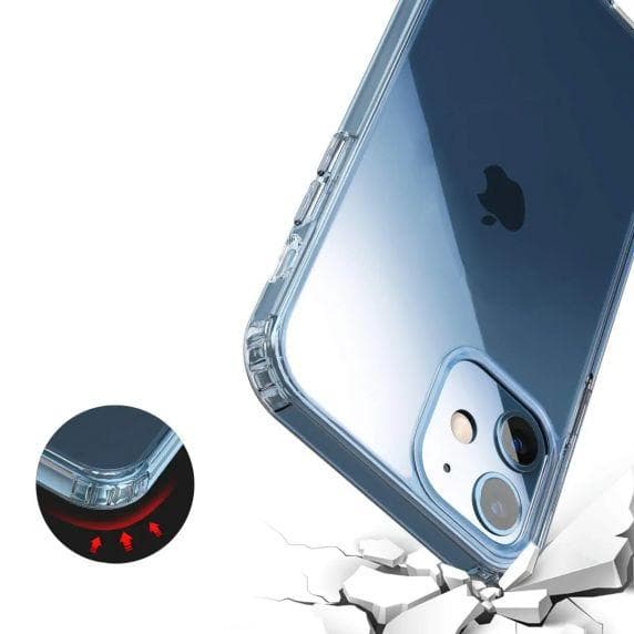 iPhone 12 Mini Skal - Stöttåligt Rvelon Transparent
