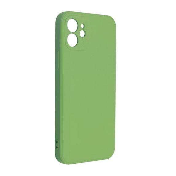 iPhone 12 Silikonskal med Kameraskydd - Grön