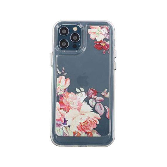 iPhone 12/12 Pro Mobilskal med motiv - Retro Blommor