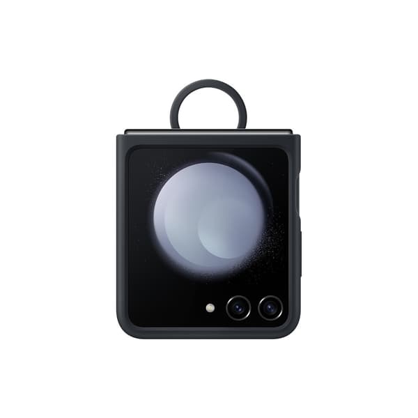 Samsung Original Galaxy Z Flip 5 Skal Silicone Case with Ring Indigo