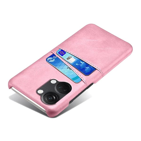 SKALO OnePlus Nord 3 5G / Ace 2V PU-læder Kortholder Cover - Rosa guld
