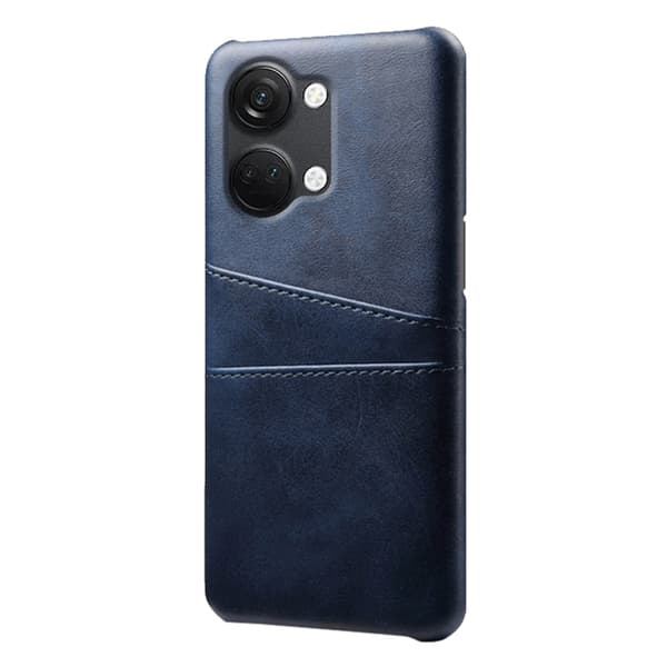 SKALO OnePlus Nord 3 5G / Ace 2V PU-læder Kortholder Cover - Blå