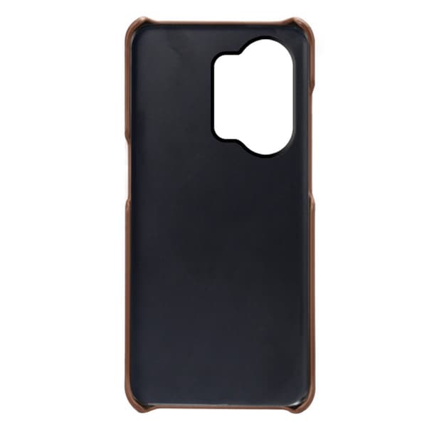 SKALO OnePlus Nord 3 5G / Ace 2V PU-Läder Korthållare Skal - Brun