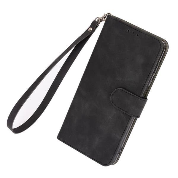 SKALO OnePlus Nord 3 5G / Ace 2V Matt PU-læderpungetui - Sort