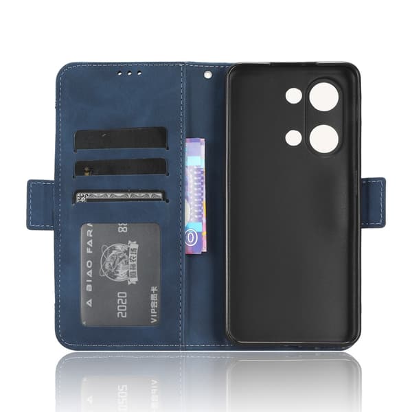 SKALO OnePlus Nord 3 5G / Ace 2V 6-FACK Plånboksfodral - Blå