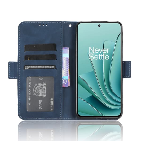 SKALO OnePlus Nord 3 5G / Ace 2V 6-FACK Plånboksfodral - Blå