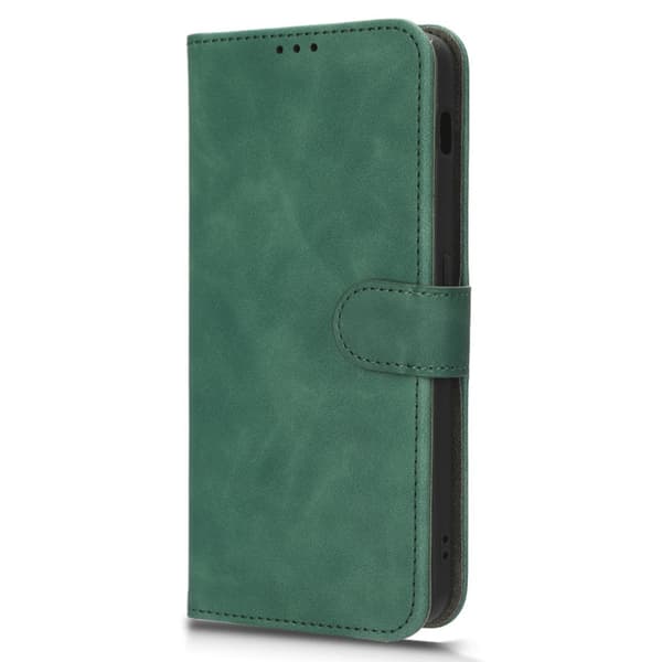 SKALO OnePlus Nord 3 5G / Ace 2V Matt PU Nahka lompakkokotelo - Vihreä