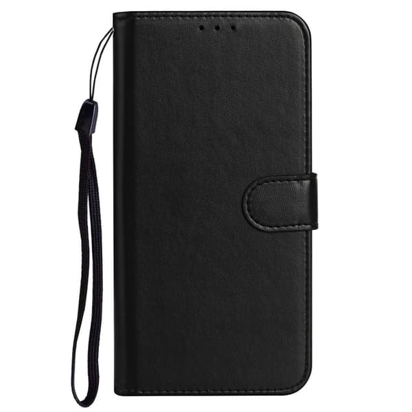 SKALO Sony Xperia 1 V Flip Cover m. pung i PU-læder - Sort