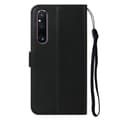 Miniatyrbillede 6 af 6: SKALO Sony Xperia 1 V Flip Cover m. pung i PU-læder - Sort