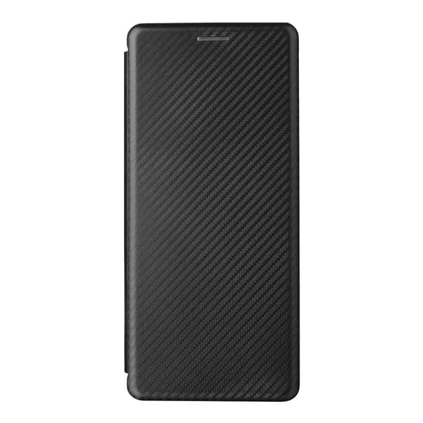 SKALO Sony Xperia 1 V Carbon Fiber Plånboksfodral - Svart