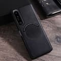 Miniatyrbild 2 av 8: SKALO Sony Xperia 10 V PU-Läder Hybrid Magnetring Skal - Svart