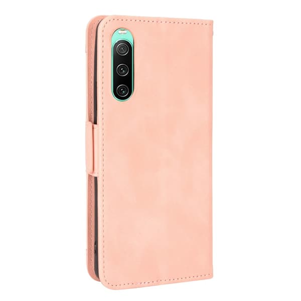 SKALO Sony Xperia 10 V 6-FACK Plånboksfodral - Rosa