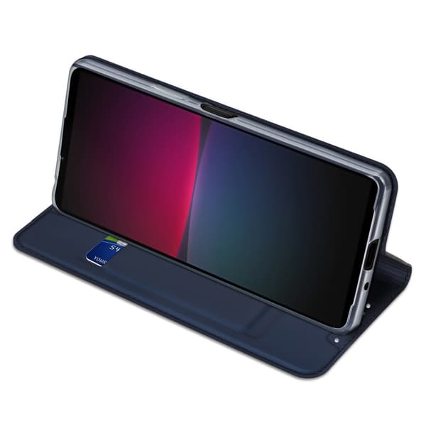 DUX DUCIS Sony Xperia 10 V Skin Pro Series Flip Cover - Blå