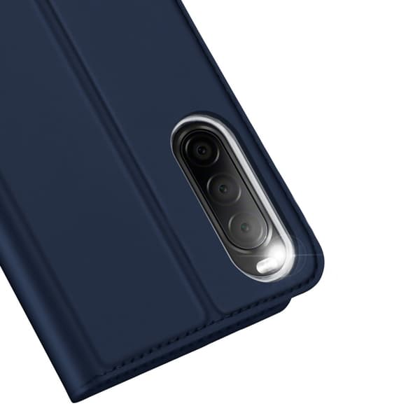 DUX DUCIS Sony Xperia 10 V Skin Pro Series Flip Cover - Blå
