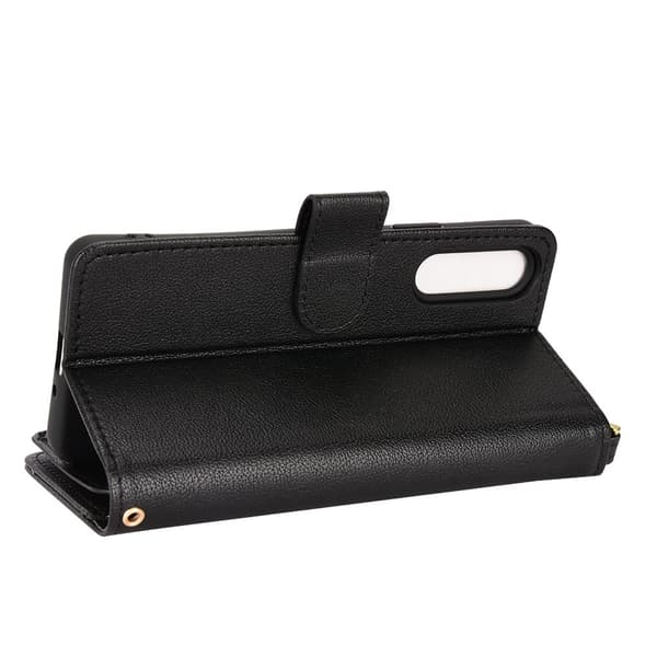 SKALO Sony Xperia 10 V 10-RUM Flip Cover - Sort