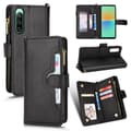 Miniatyrbillede 1 af 7: SKALO Sony Xperia 10 V 10-RUM Flip Cover - Sort