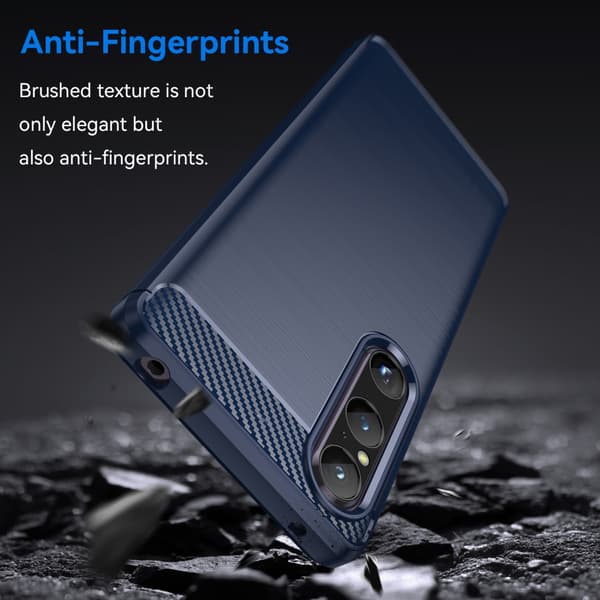 SKALO Sony Xperia 1 V Armor Carbon Stöttåligt TPU-skal
