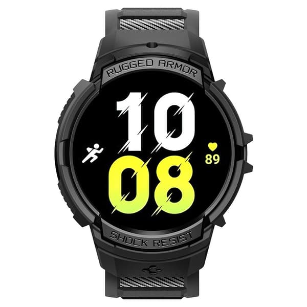 Spigen Samsung Galaxy Watch 6 40mm Kuori Ranneke Rugged Armor Pro Musta