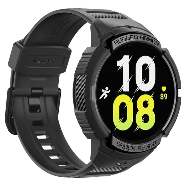 Spigen Samsung Galaxy Watch 6 40mm Kuori Ranneke Rugged Armor Pro Musta