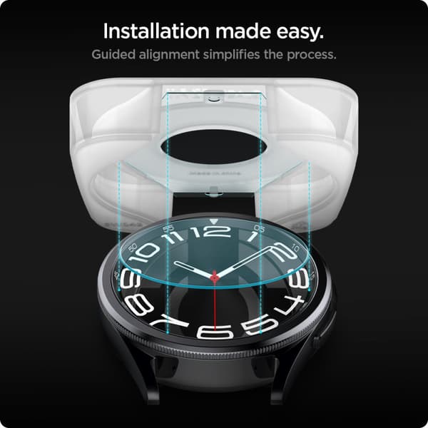 Spigen Samsung Galaxy Watch 6 Classic 43mm Skærmbeskytter GLAS.tR EZ Fit 2-pak